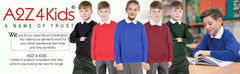 Kids Girls Boys Sweatshirt  Plain Crew Round Neck Uniform  Age 2-13 Years