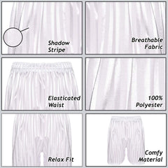 Kids Girls Boys Shadow Stripe PE Shorts Sports Football Gym School Short 2-13