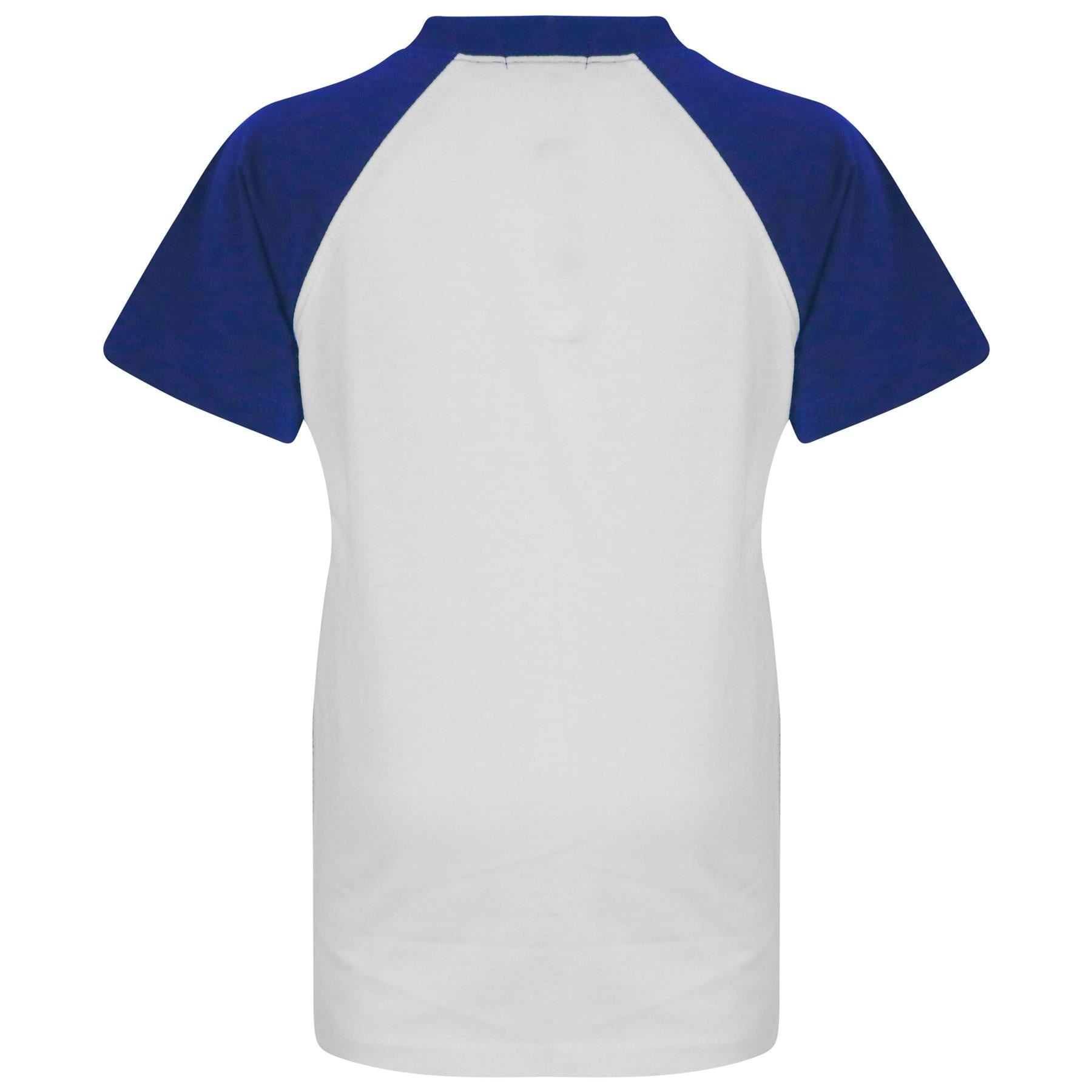 A2Z 4 Kids Raglan Style T Shirt & Shorts Royal Blue Contrast PJS Super Soft Matching Top Bottom Pyjamas Comfy Loungewear Dress Up Outfit Gifts for Children Girls Boys Age 5-13 Years - A2Z 4 Kids