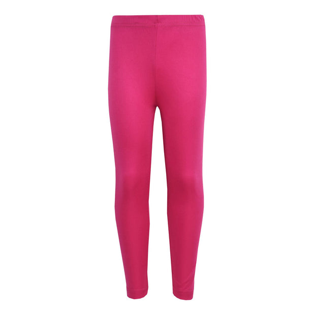 Gilrs Legging Kids Plain Color School Fashion Dance Leggings New Age 5-13 Years