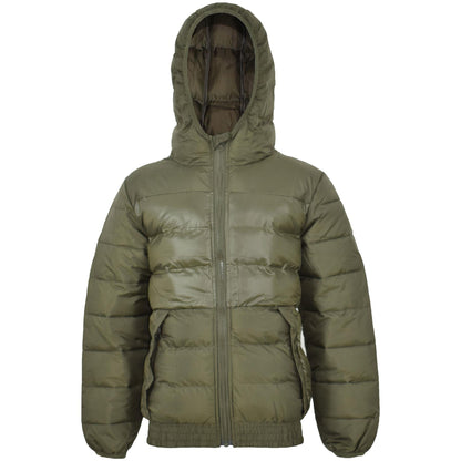 Kids Boys Fashion Padded Casual School Jacket Bubble Winter Wear Coat 5-13 Years