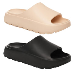 A2Z Women Pillow Sliders Soft Slide Sandals Swim Shoe Open Toe Pool Slippers