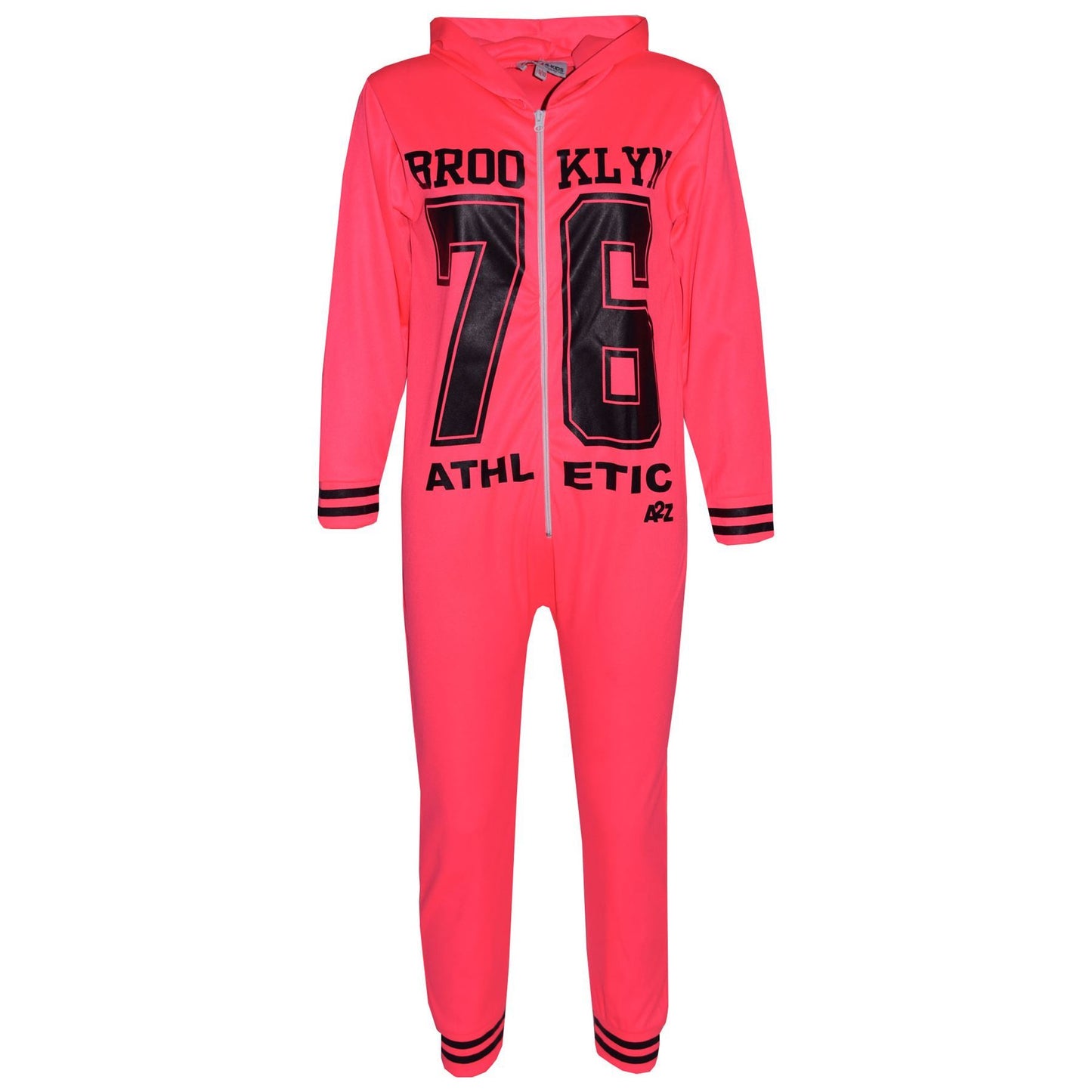 A2Z Onesie One Piece Kids Girls Boys Brooklyn Print Pyjamas Costume Gifts