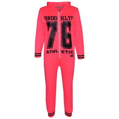 A2Z Onesie One Piece Kids Girls Boys Brooklyn Print Pyjamas Costume Gifts