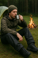 A2Z Mens Waterproof Trousers Quick Dry Overtrousers Windproof Outdoor Rain Pants