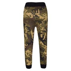 Boys Top Kids Designer's #Selfie 86 Camouflage T Shirt & Trouser Set 7-13 Years
