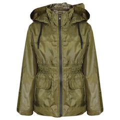 Kids Raincoat Jackets Waterproof Hooded Raincoat Children Age 5-13 Years