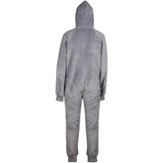 Kids Girls Boys Plain Fleece A2Z Onesie One Piece Hooded All In One Jumpsuit