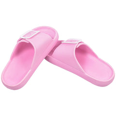 A2Z Girls Teens Open Toe Knitted Effect Lightweight Flat Ladies Walking Sliders