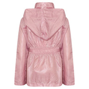 A2Z 4 Kids Raincoat Jackets Baby Pink Windbreaker Waterproof Parka Shower Resistant Hooded Raincoat Childrens Girls Age 5-13 Years