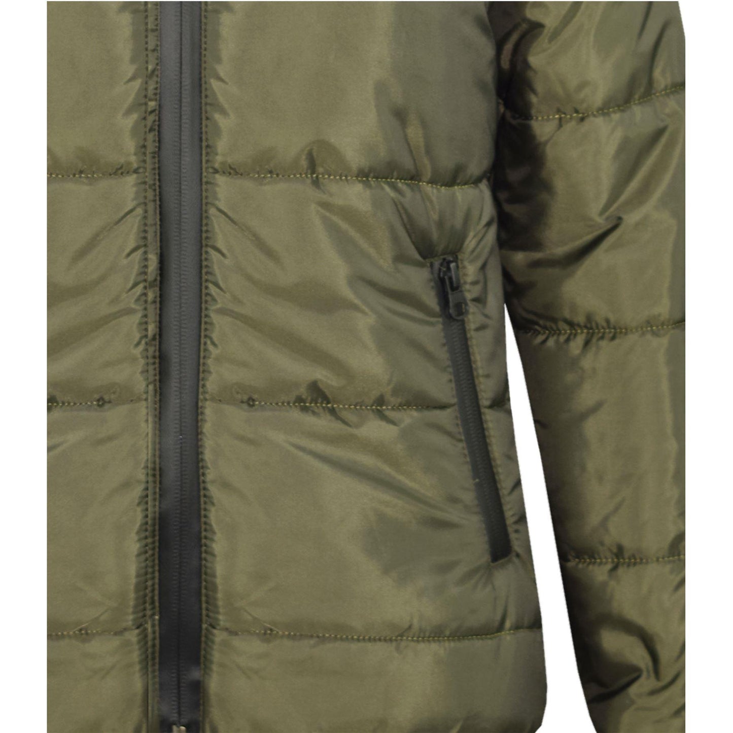 Boys Girls Jacket Kids Padded Puffer Bubble Hooded Zipped Warm Thick Coats 3-13