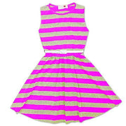 Kids Girls Skater Dress Party Dresses With Free Belt For Children�New�Age�2-13 - A2Z 4 Kids