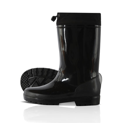 Kids Girls Boys Wellies Wellington Twin Tread Rainboot Non Slip Waterproof Shoes