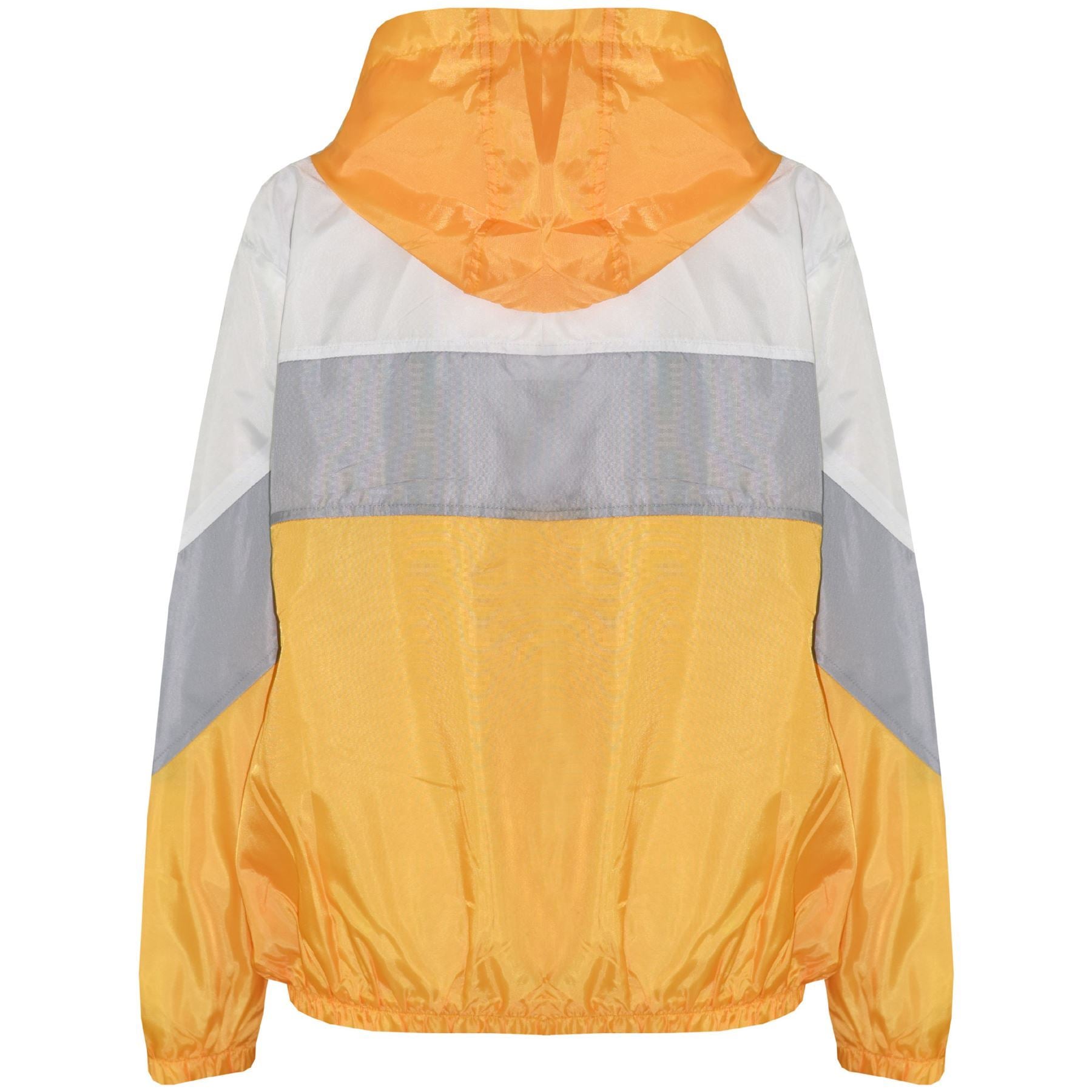 A2Z 4 Kids Windbreaker Mustard Waterproof Raincoat Jackets Contrast Panels Shower Resistant Lightweight Hooded Coat Girls Boys Age 5-13 Years - A2Z 4 Kids