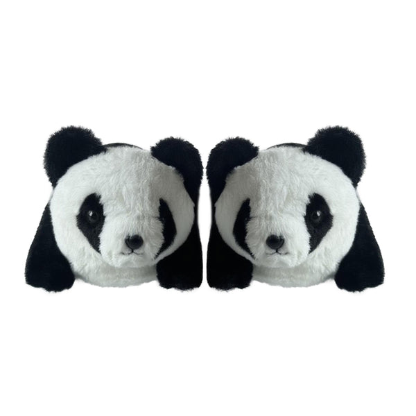 A2Z Boys Girls Womens Mens Panda 3D Plush Slippers Warm Indoor Shoes Kids Adults