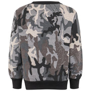 Kids Girls Boys Camo & Plain Jumper Scout School Uniform Jumper Cardi Sweatshirt