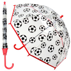 A2Z Kids POE Clear Dome Umbrella Wind and Rain Resistant Outdoor Travel Brolly