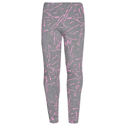 Girls Top Kids Splash Print Stylish Crop Top & Fashion Legging Set Age 7-13 Year