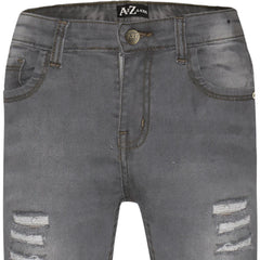 A2Z 4Kids Kids Ripped Jeans Comfort Stretch Jeans Cotton  Pants  Age 3-14 Years