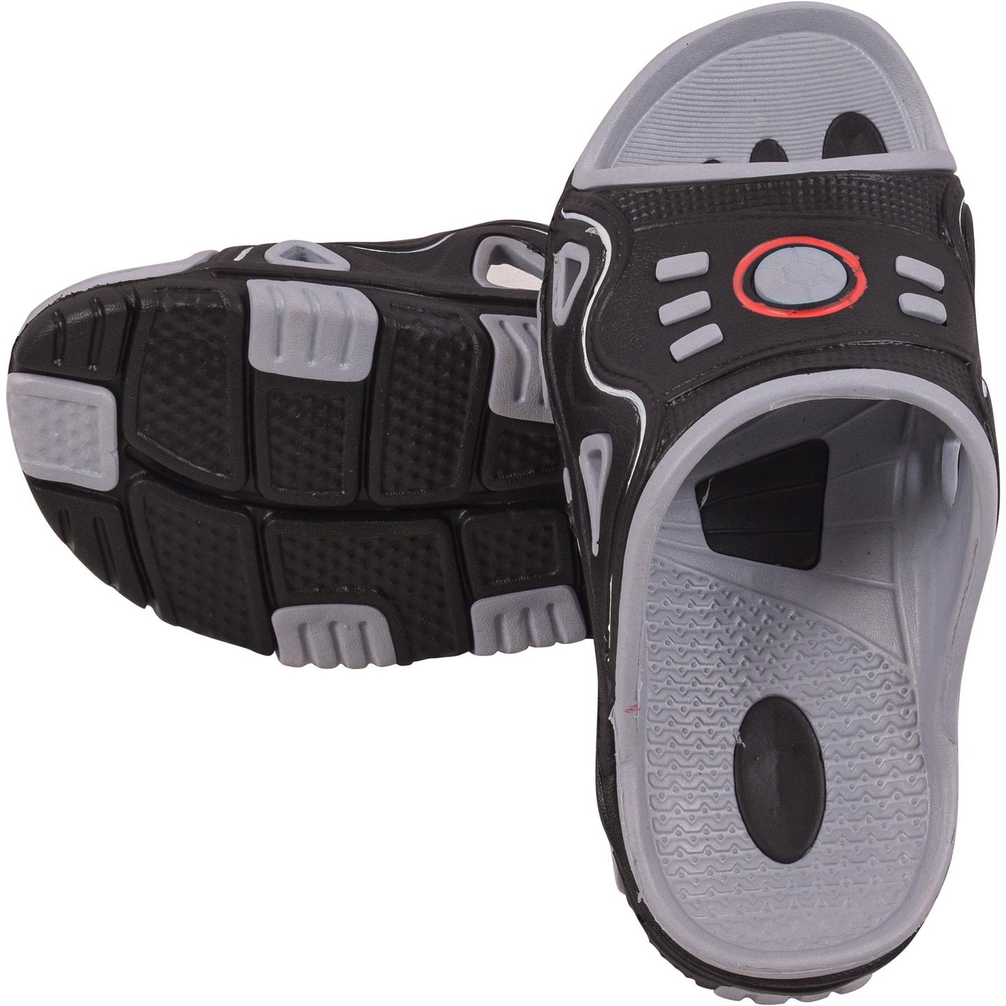 Mens Open Toe Sliders Slip On Beach Sandals Anti-Slip Pool Slides House Slippers