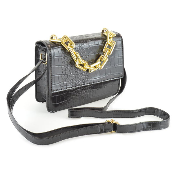 Womens PU Crossbody Bag Lightweight Stylish Fashionable Ladies Shoulder Bag