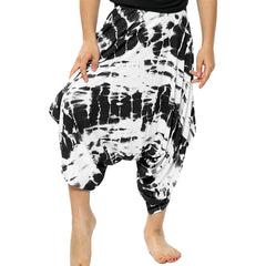 Kids Baggy Harem Trousers Ali Baba Style Tie Dye Yoga Casual Girls 5-13 Years