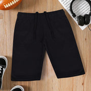 A2Z 4 Kids Boys 100% Cotton Shorts Comfort Stretch Black Pants Trendy Casual Summer Cool Lightweight Shorts For Boys Age 5 6 7 8 9 10 11 12 13 Years - A2Z 4 Kids