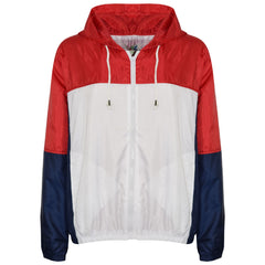 Kids Girls Boys Windbreaker Zipped Jackets Hooded Raincoats Age 5-13 Years
