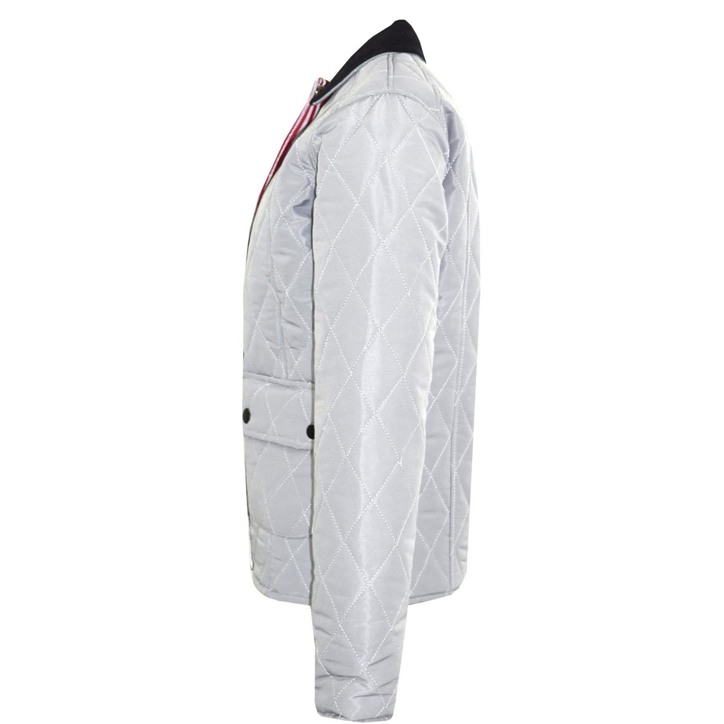 Kids Jackets Girls Quilted Padded Collar Buttoned Zipped Jacket Age 5-13 Years
