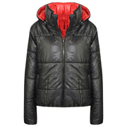 Girls Jackets Kids Reversible Cropped Hooded Padded Puffer Jacket Coat 5-13 Year