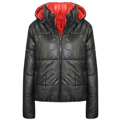Girls Jackets Kids Reversible Cropped Hooded Padded Puffer Jacket Coat 5-13 Year