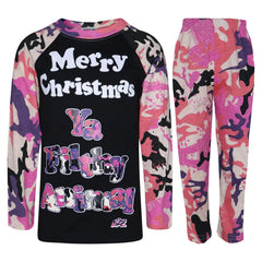 Kids Girls Boys PJ'S "YA FILTHY" Printed Christmas Pyjamas New Age 5-13 Years