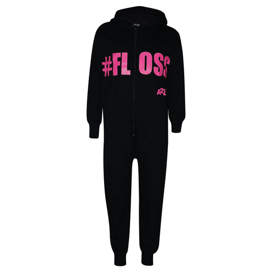 A2Z Onesie One Piece Kids Boys #Floss Print Pink Pyjamas Sleepsuit Costume Gifts