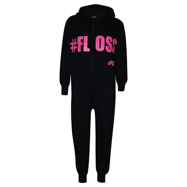 A2Z Onesie One Piece Kids Boys #Floss Print Pink Pyjamas Sleepsuit Costume Gifts