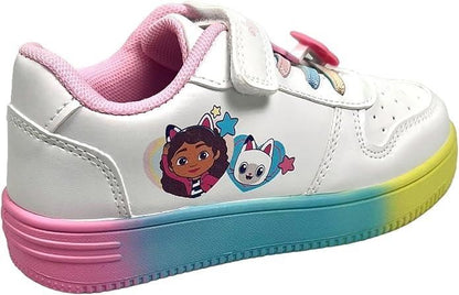 Kids Girls Gabbys Dollhouse Trainers Officially Licensed Rainbow Sole Sneakers