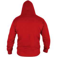 Mens Fleece Plain Zipper Hooded Long Sleeve Sweatshirt For Adults S-4XL