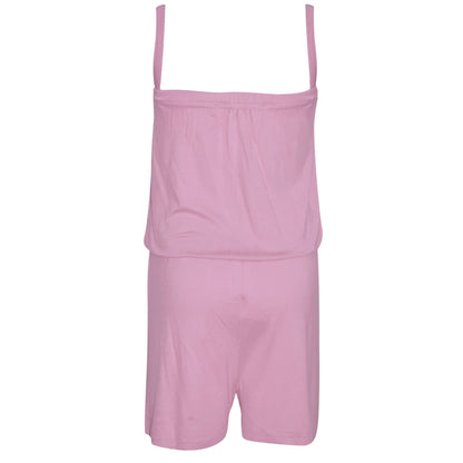 Girls Jumpsuit Kids Plain Color Trendy Playsuit All In One Jumpsuits 5-13 Years