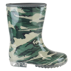 Kids Boys Anti-Skid Waterproof Rubber Wellies Lightweight Kids Wellington Boots