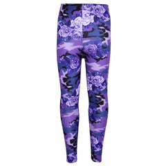 Kids Girls Legging Camo Floral Party Dance Fashion Pants Age 7-13 Years