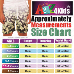 Kids Boys Gradient Colour Shorts Two Tone Fade New Summer Fashion Age 5-13 Years