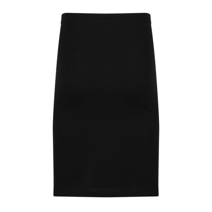 Kids Girls School Skirts Plain Pencil Skirt Elasticated Waist Uniform Skirt 7-13