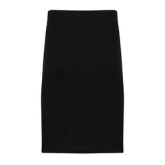 Kids Girls School Skirts Plain Pencil Skirt Elasticated Waist Uniform Skirt 7-13