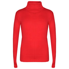 Kids Girls Polo Neck T Shirt Thick Cotton Turtleneck Jumper Long Sleeve Top 2-109