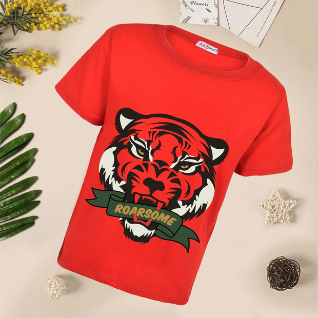 Kids Girls T Shirts Roarsome Printed Summer Tank Top & Tees