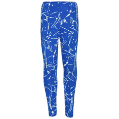 Girls Top Kids Splash Print Stylish Crop Top & Fashion Legging Set Age 7-13 Year