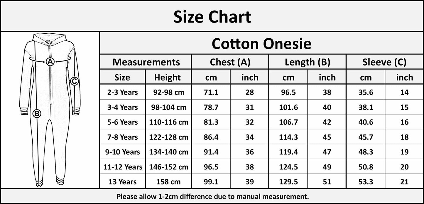 Kids Girls Boys GEEK Print A2Z Onesie One Piece Summer Jumpsuit PJ's 7-13 Years