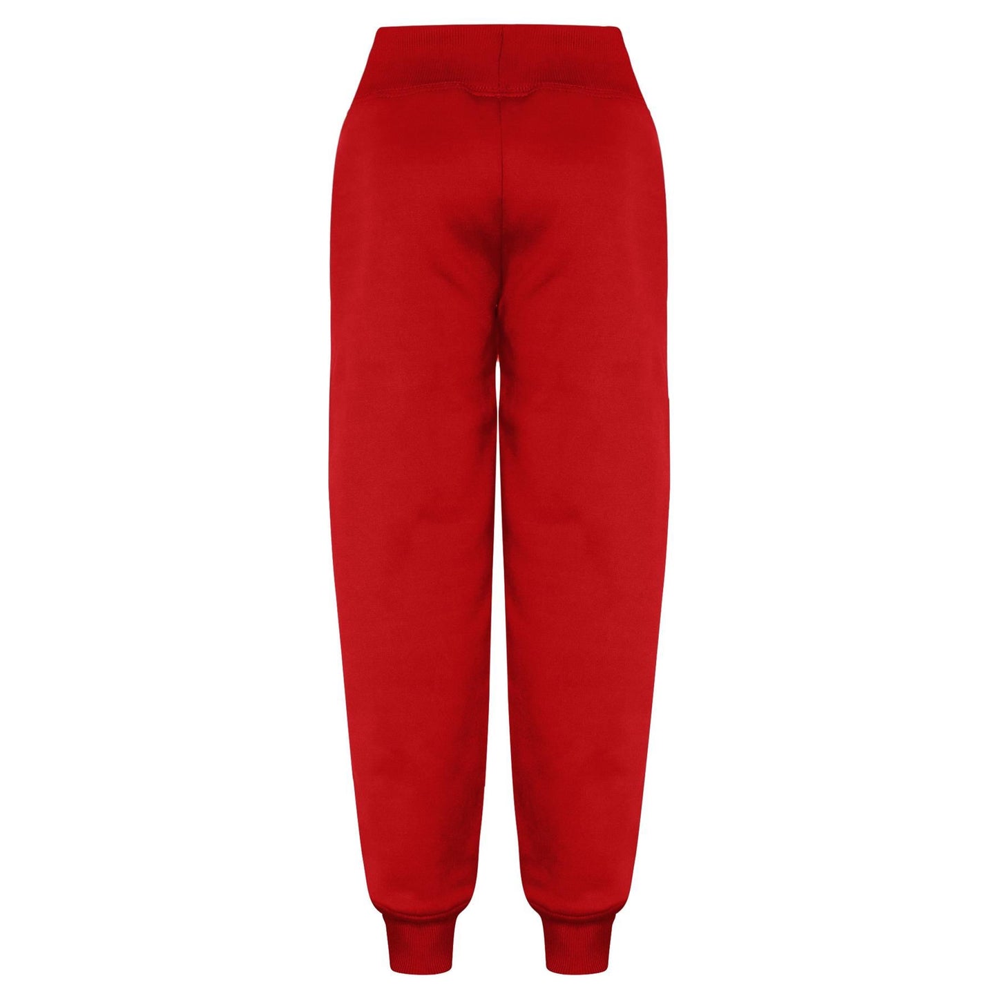 Kids Girls Boys Plain Tracksuit Cuffed Hoodie Casual Sweatpants Age 5-13
