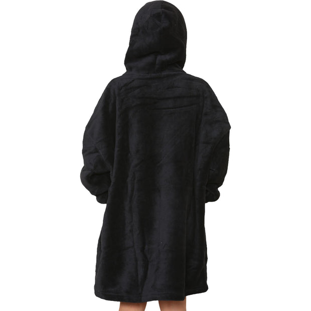 Kids Girls Boys Ultra Soft Oversized Hoodie Snuggle Plush Sherpa Fleece Lining