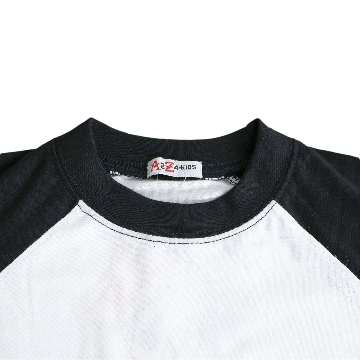 Kids Boys Girls T Shirts Plain Baseball Long Raglan Sleeves Sports Tees 2-13 Yrs