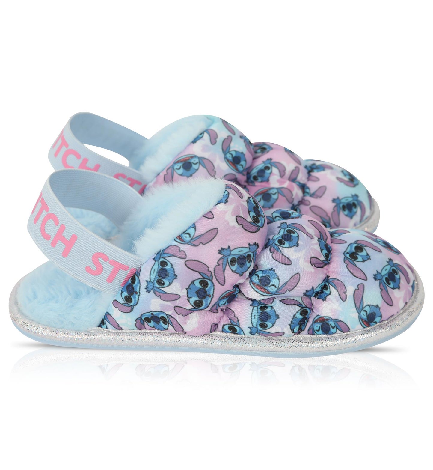 Kids Girls Disney Stitch Slippers Official Licensed Character Indoor Shoes